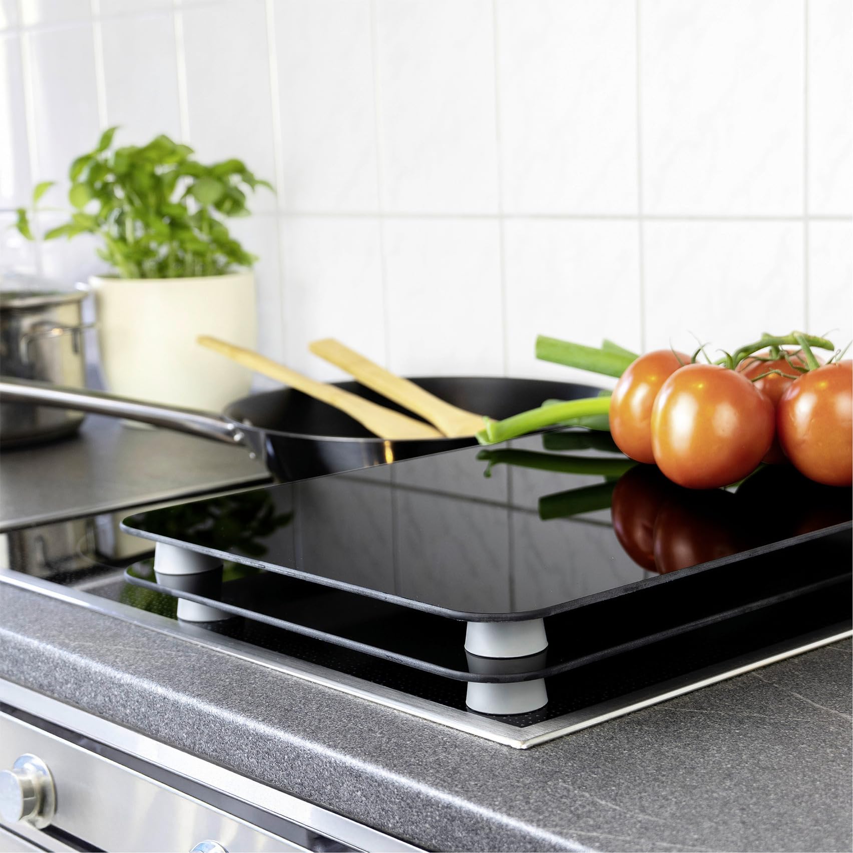 wenko-herdabdeckplatte-universal-schwarz-2-teilig-glas-30-x-52-cm-h-henverstellb image 8