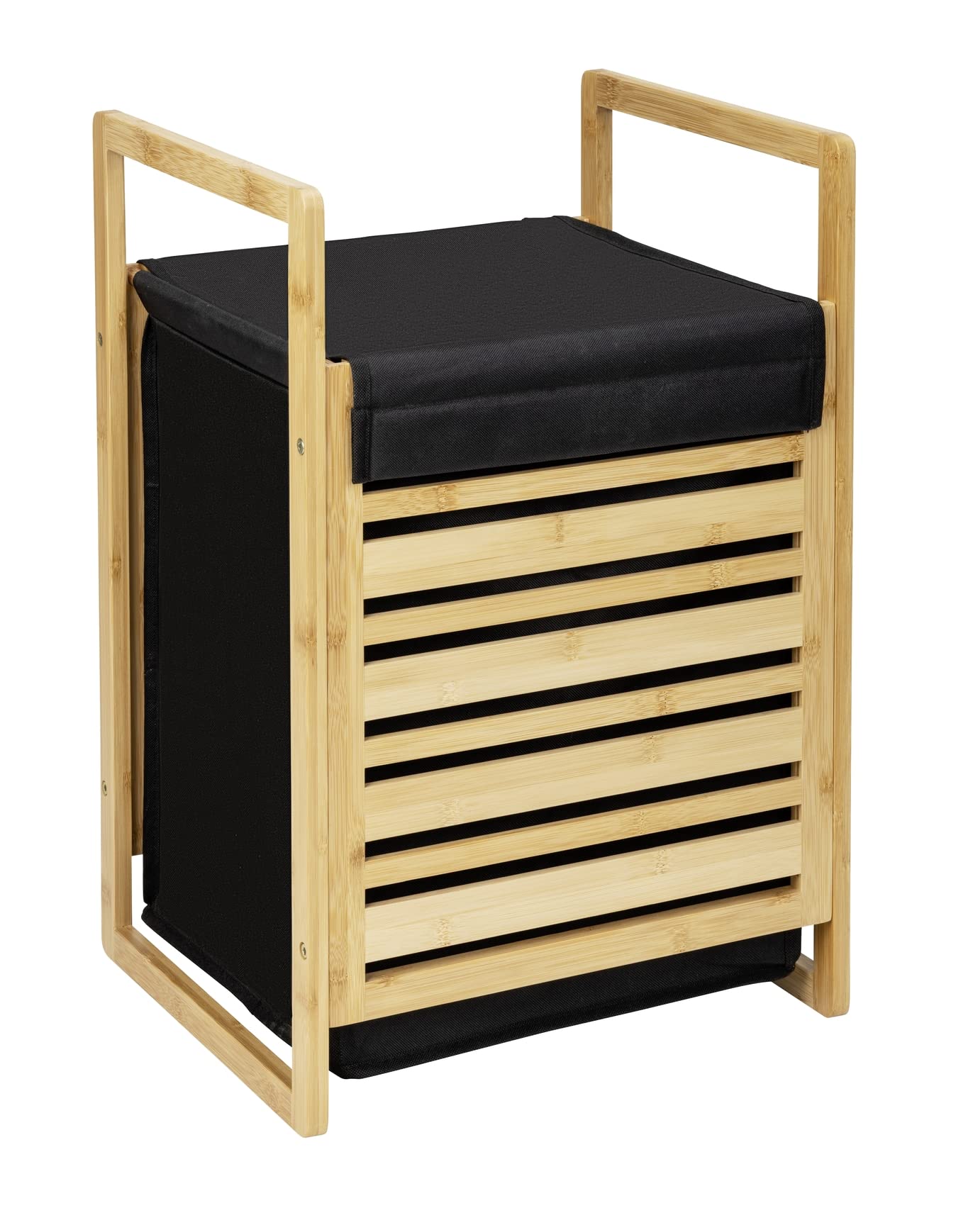 wenko-ecori-w-schetruhe-47-liter-bambus-natur-schwarz-40x60x35-cm image 1