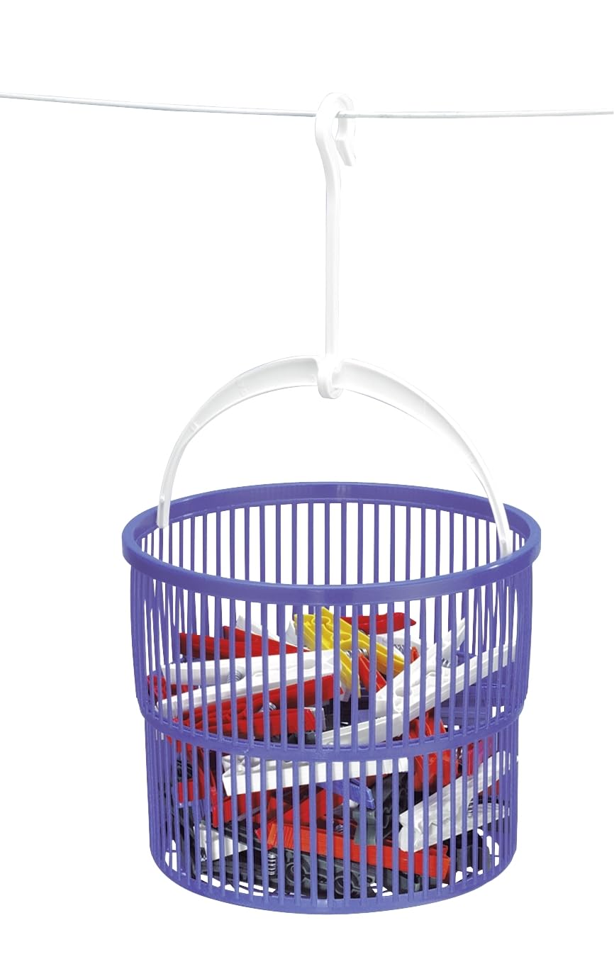 wenko-w-scheklammer-korb-set-mit-30-klammern-blau-19x9-cm image 3