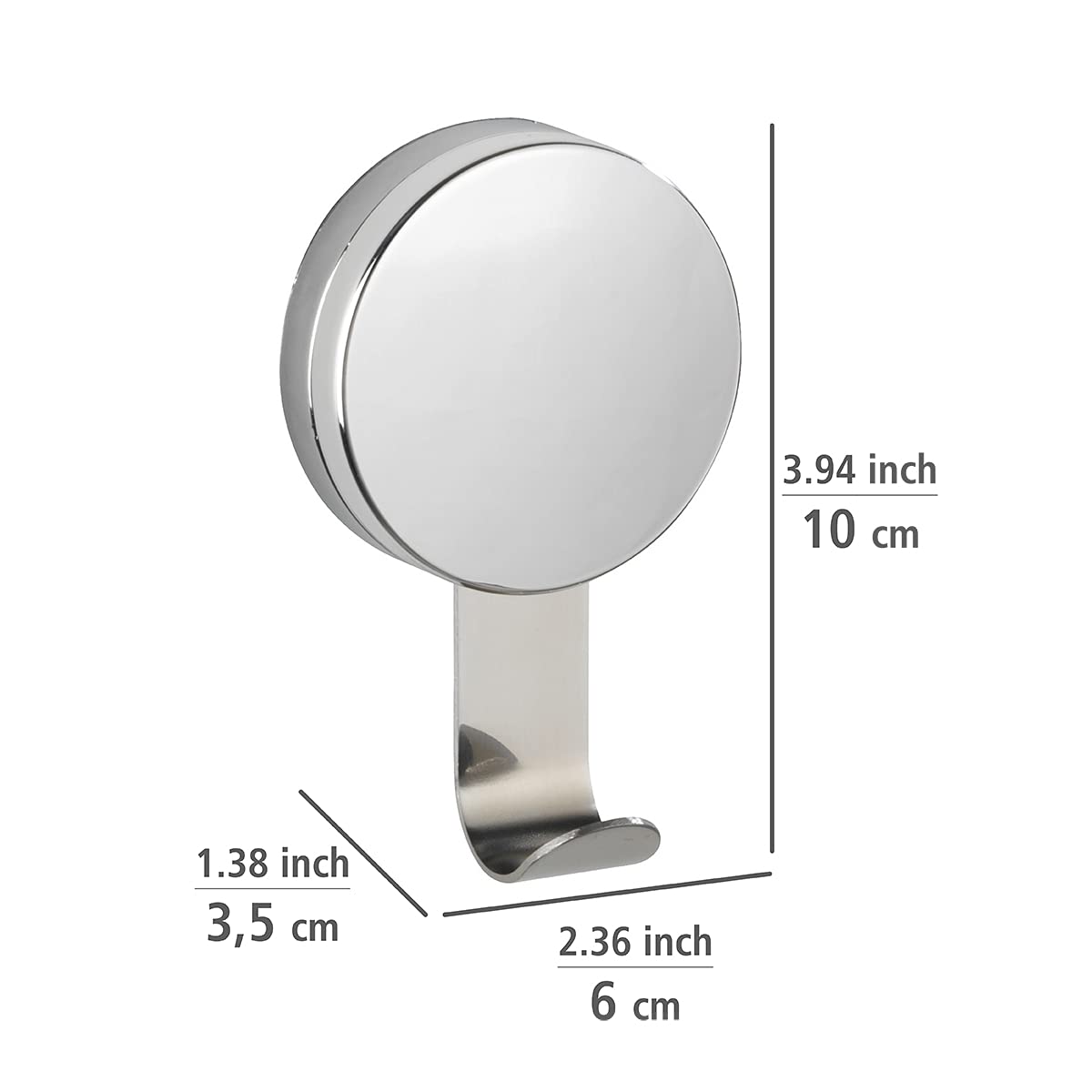wenko-static-loc-plus-wandhaken-osimo-stahl-2er-set-6x10x3-5-cm image 5