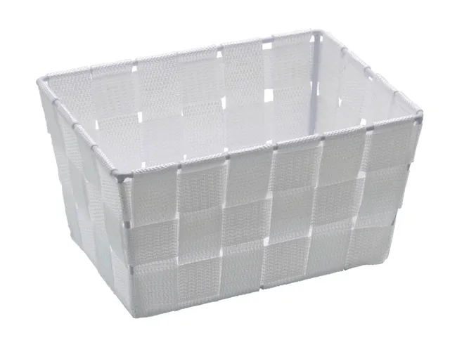 wenko-aufbewahrungskorb-adria-mini-long-wei-19-x-9-x-14-cm-bad-organizer image 1