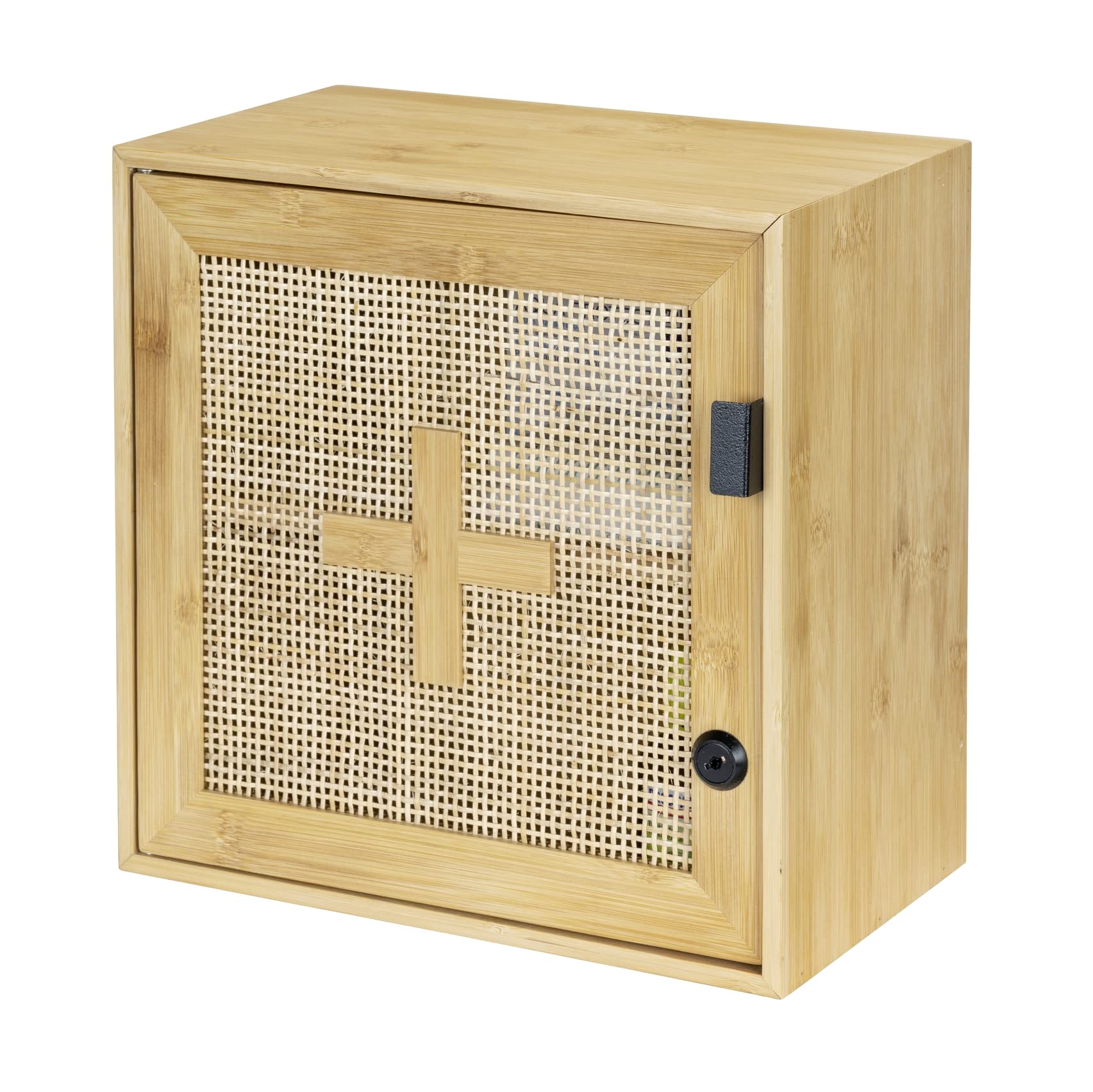 wenko-medikamentenschrank-allegre-bambus-rattan-30-x-30-x-17-8-cm-natur image 6