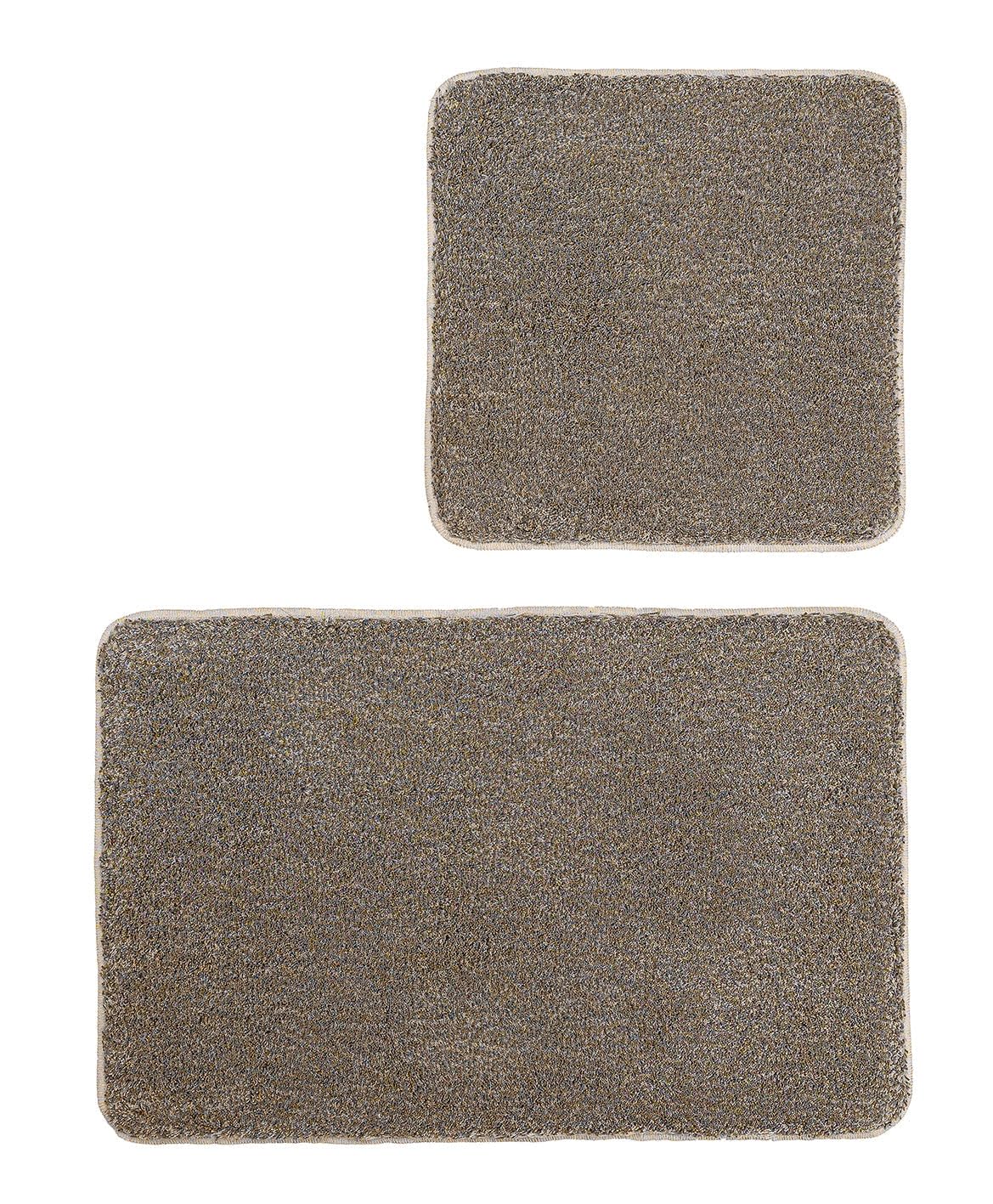 kleine-wolke-badteppich-set-relax-taupe-2-teilig-50x50-55x85-cm-polyacryl-hochfl image 1