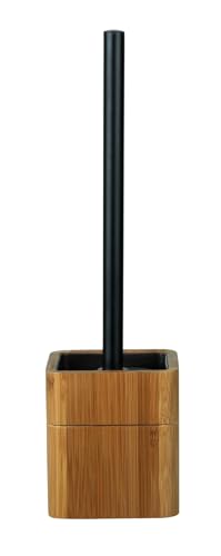 wenko-serro-stand-wc-garnitur-mit-bambus-beh-lter-und-edelstahlstiel-schwarz image 6