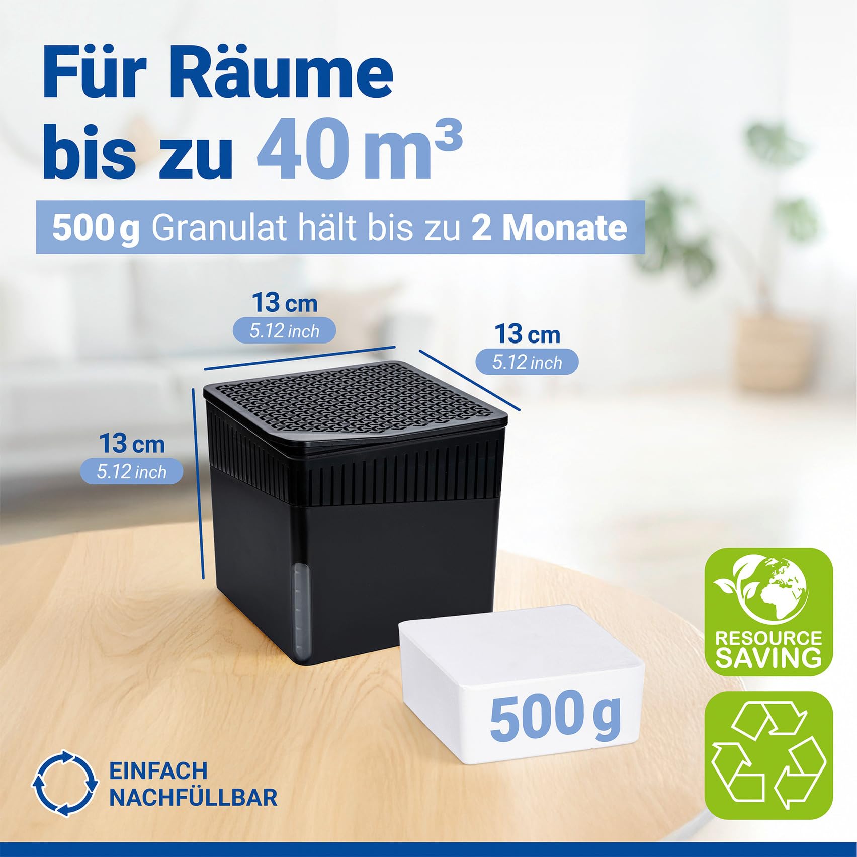 wenko-cube-raumentfeuchter-schwarz-13-x-13-x-13-cm-luftentfeuchter-mit-500-g-blo image 6