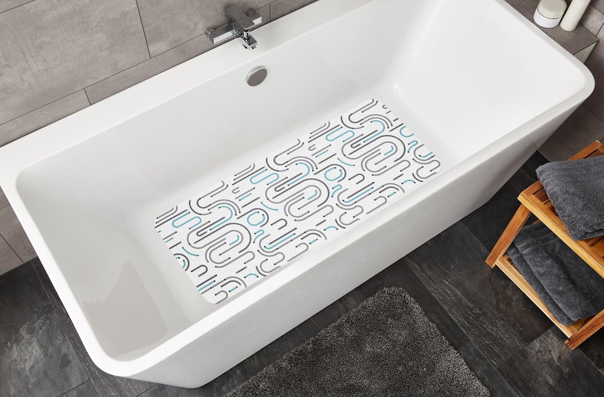 kleine-wolke-wanneneinlage-vision-grau-36-x-92-cm-rutschhemmend-f-r-badewanne image 2