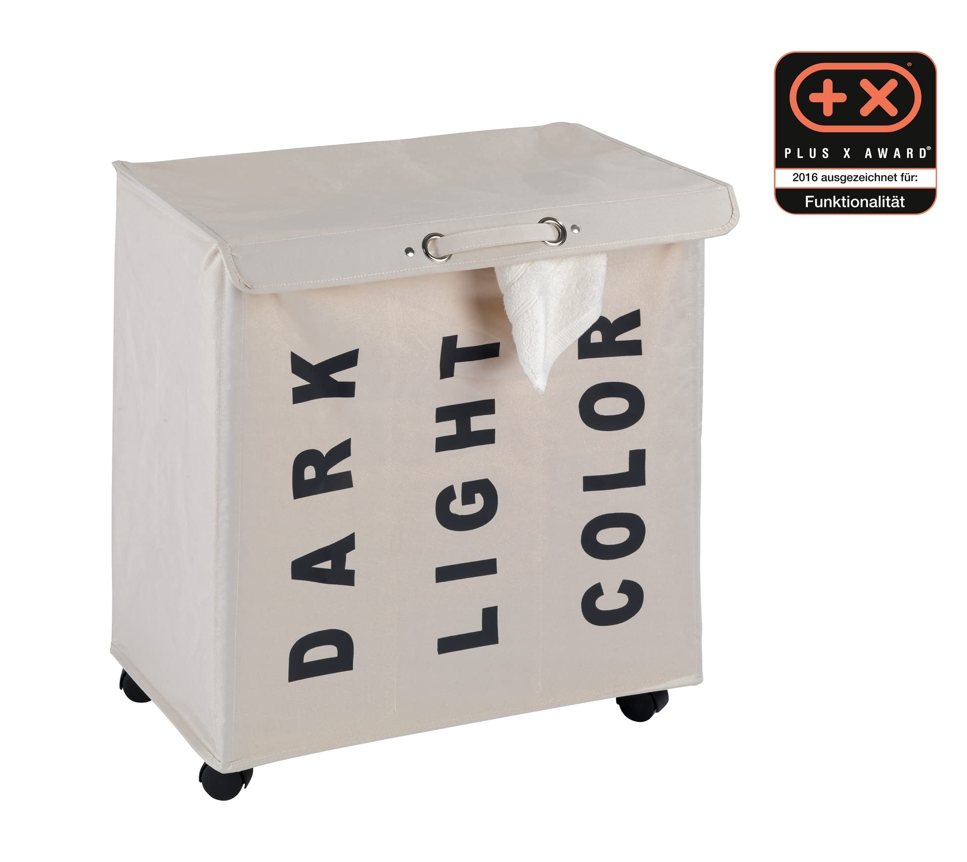 wenko-w-schesammler-trivo-beige-w-schekorb-mit-deckel-rollen-und-3-f-chern-116-l image 7