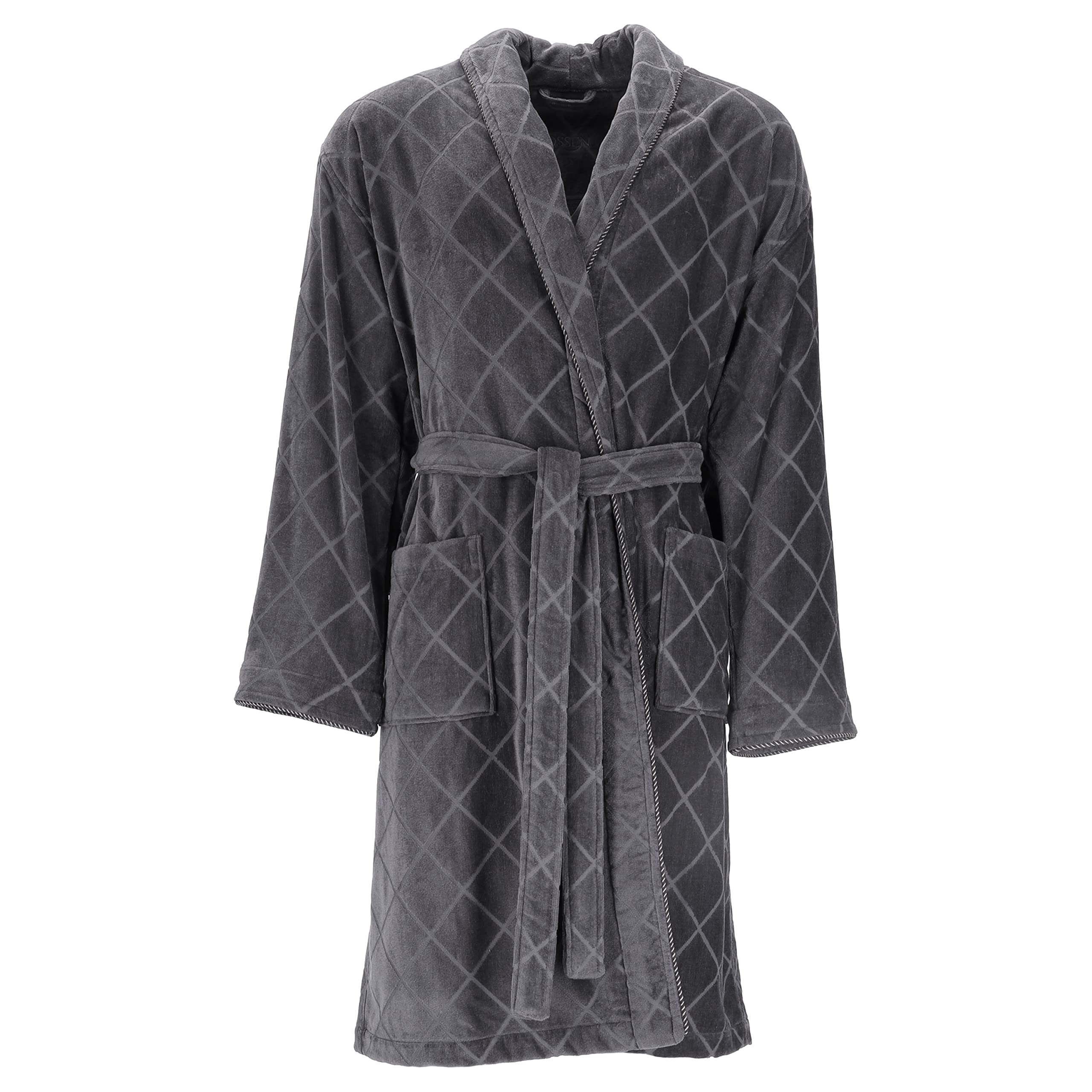 vossen-herrenschalkragenmantel-barron-marine-blau-gr-e-60-62-aus-webvelours image 1