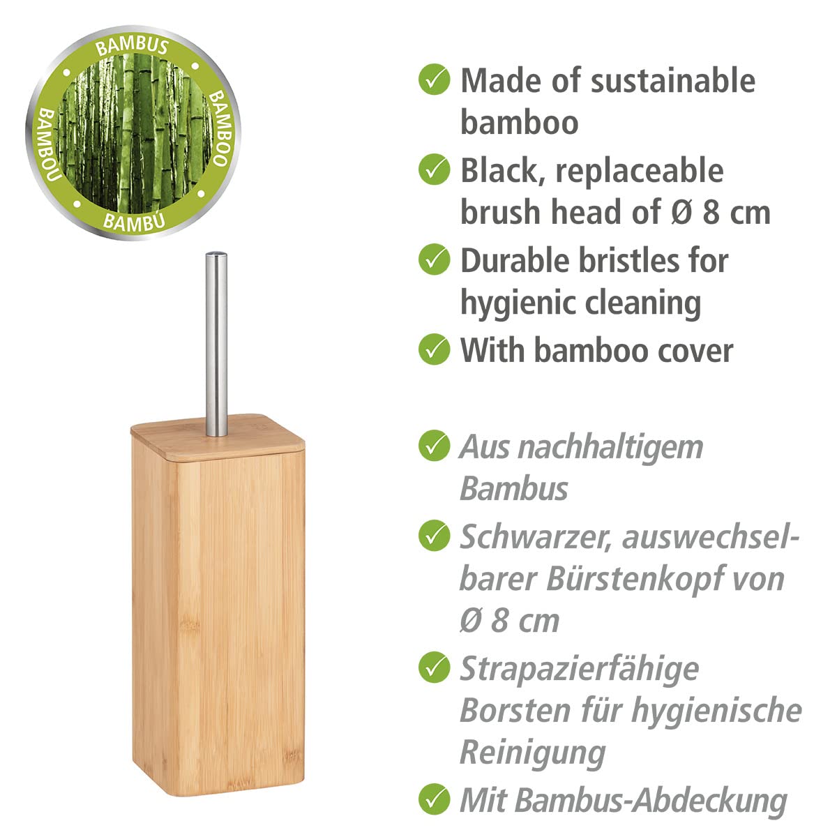 wenko-bambusa-wc-garnitur-geschlossene-toilettenb-rste-bambus-10-1-x-37-5-x-10-1 image 3