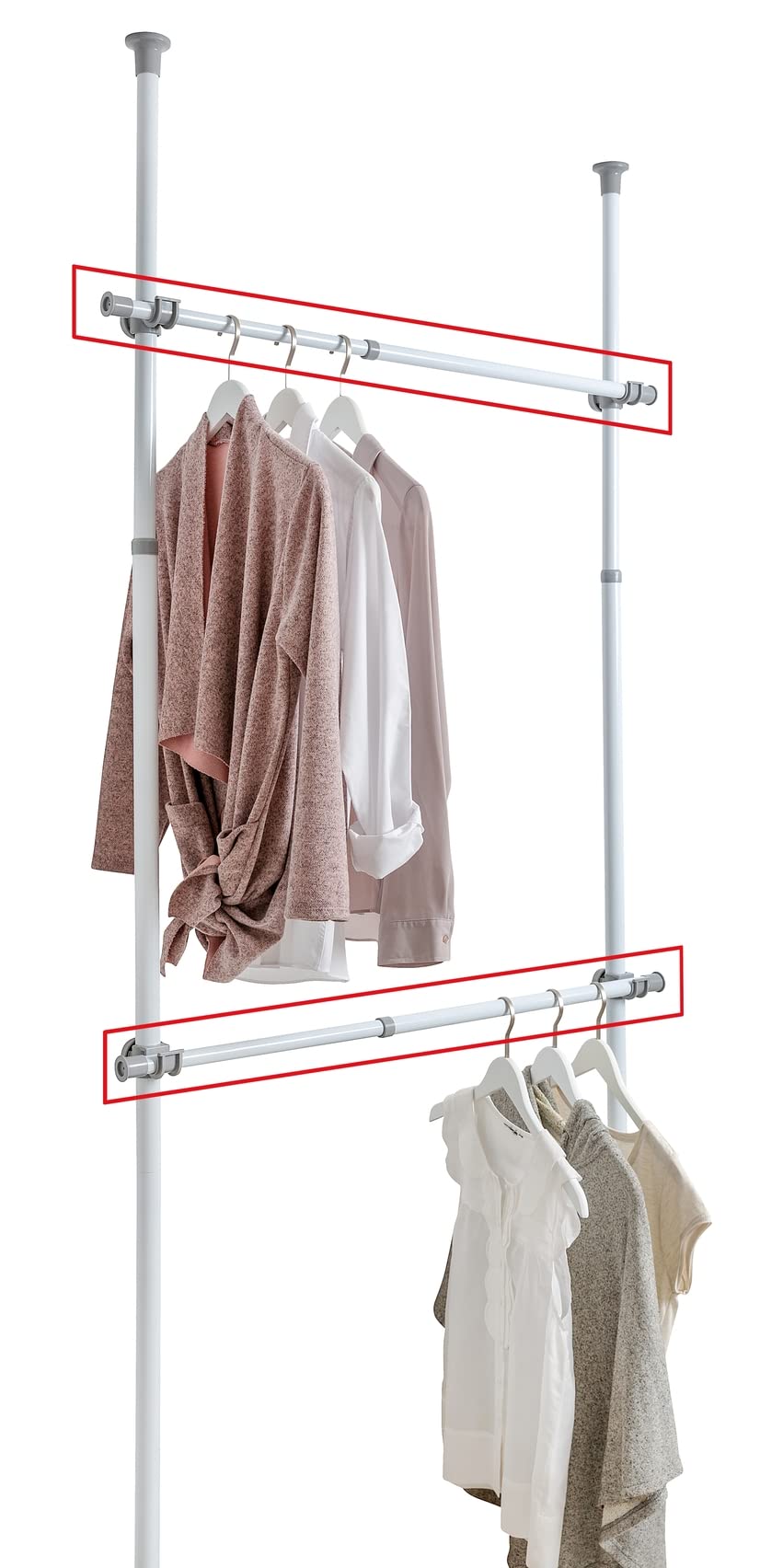 wenko-herkules-kleiderstange-2er-set-wei-75-120-cm-metall image 4