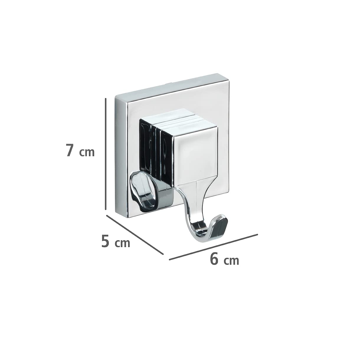 wenko-vacuum-loc-wandhaken-quadro-2er-set-handtuchhaken-kunststoff-chrom-6-x-7-x image 5