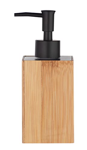 wenko-padua-seifenspender-bambus-schwarz-210-ml-8-x-18-x-7-cm image 6
