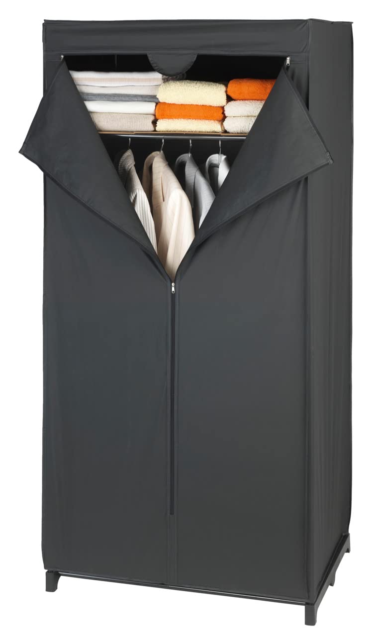 wenko-deep-black-kleiderschrank-75-x-150-x-50-cm-schwarz image 5