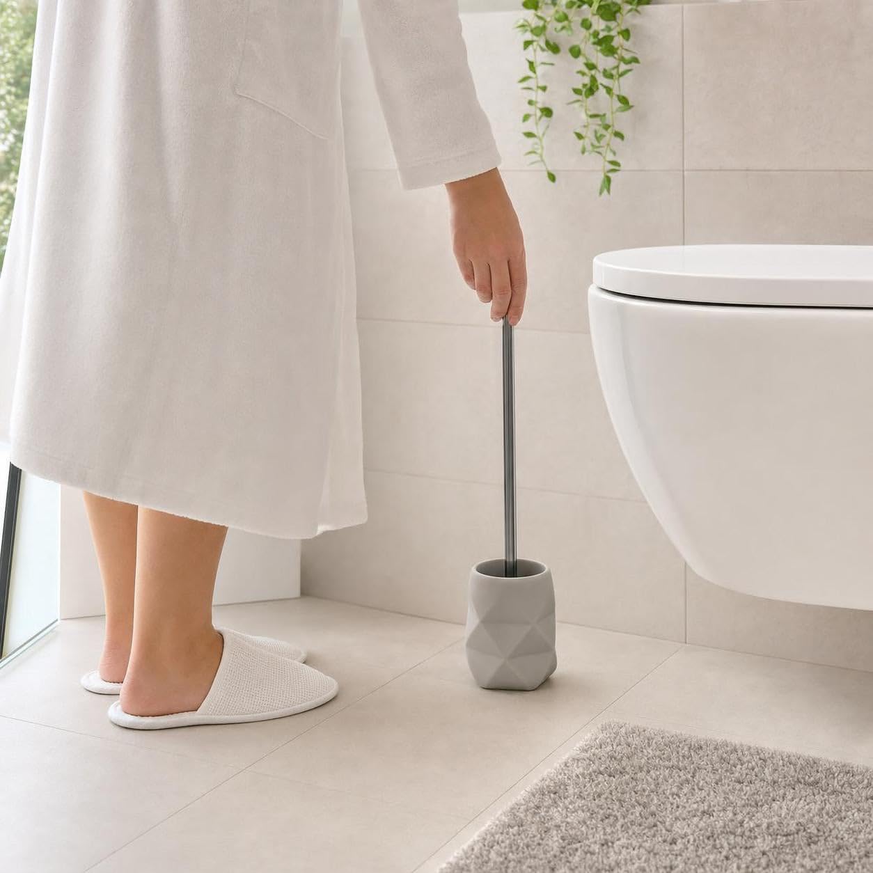 kleine-wolke-wc-b-rsten-halter-crackle-platinfarben image 3