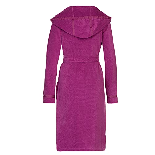 vossen-bademantel-jive-purple-xxl-unisex-kapuzenmantel-webfrottier-baumwolle image 7