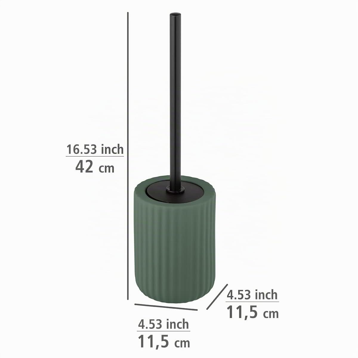 wenko-wc-garnitur-belluno-keramik-toilettenb-rstenhalter-11-5-x-42-cm-gr-n-schwa image 4
