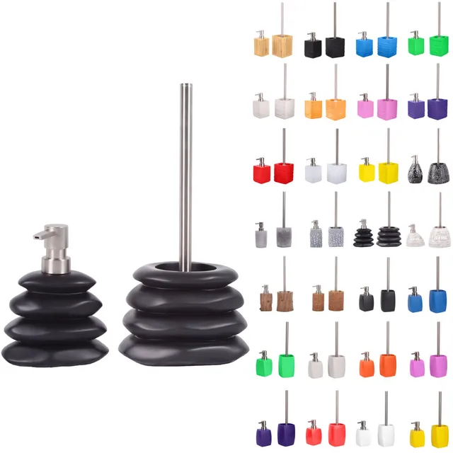 sanilo-badezimmer-set-harmony-set-seifenspender-wc-b-rste-ohne-bohren image 1
