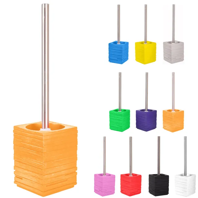 sanilo-wc-b-rste-calero-orange-mit-edelstahlgriff image 1