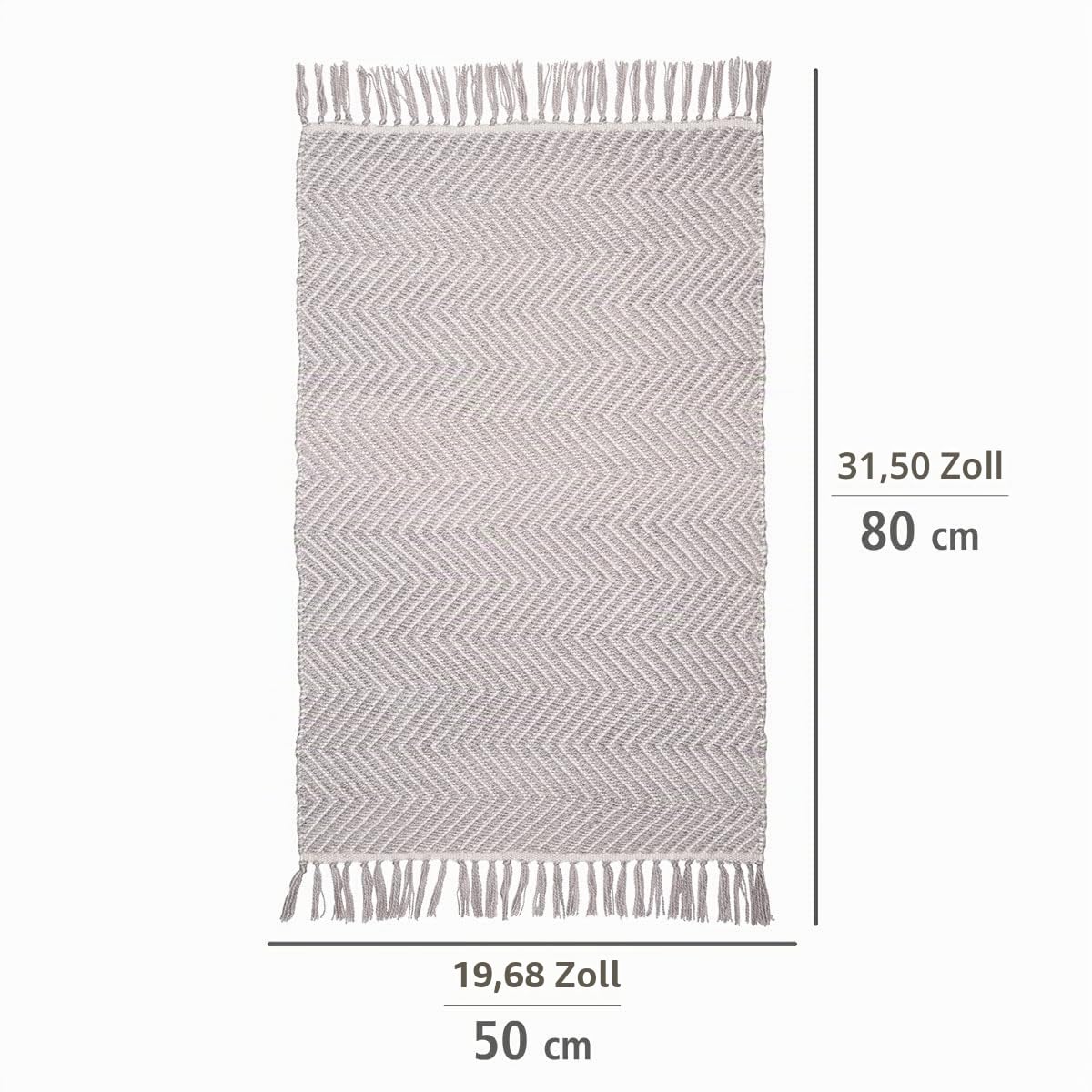 wenko-badematte-gata-grau-wei-50-x-80-cm-aus-recycelten-pet-flaschen image 3
