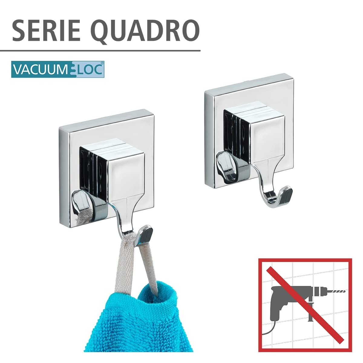 wenko-vacuum-loc-wandhaken-quadro-2er-set-handtuchhaken-kunststoff-chrom-6-x-7-x image 2