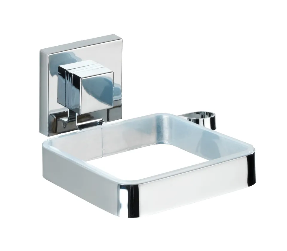 wenko-haartrocknerhalter-quadro-vacuum-loc-edelstahl-14-x-7-5-x-13-5-cm image 1