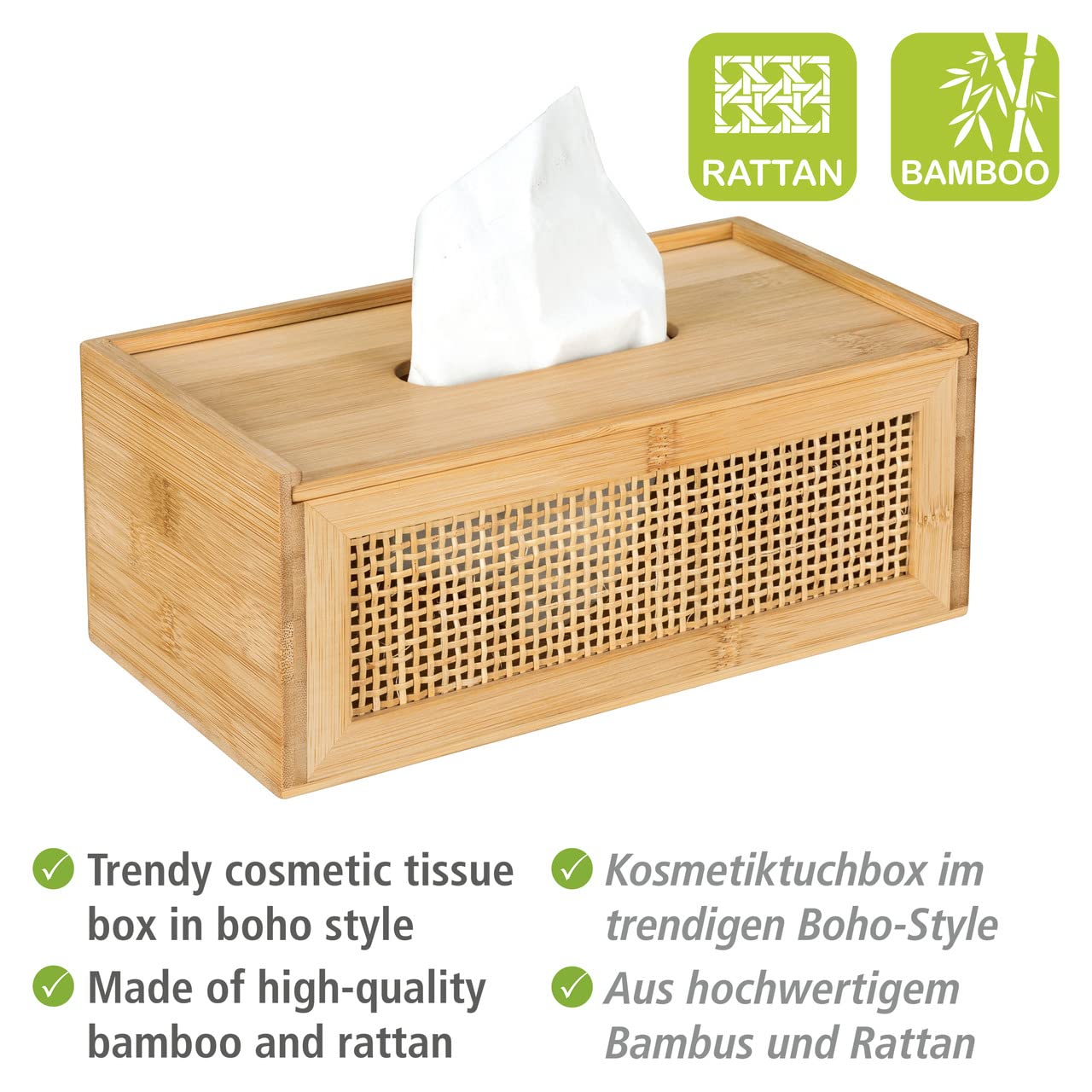 wenko-kosmetiktuchbox-allegre-25x10x13-cm-t-cherbox-bambus-rattan-natur-boho image 2