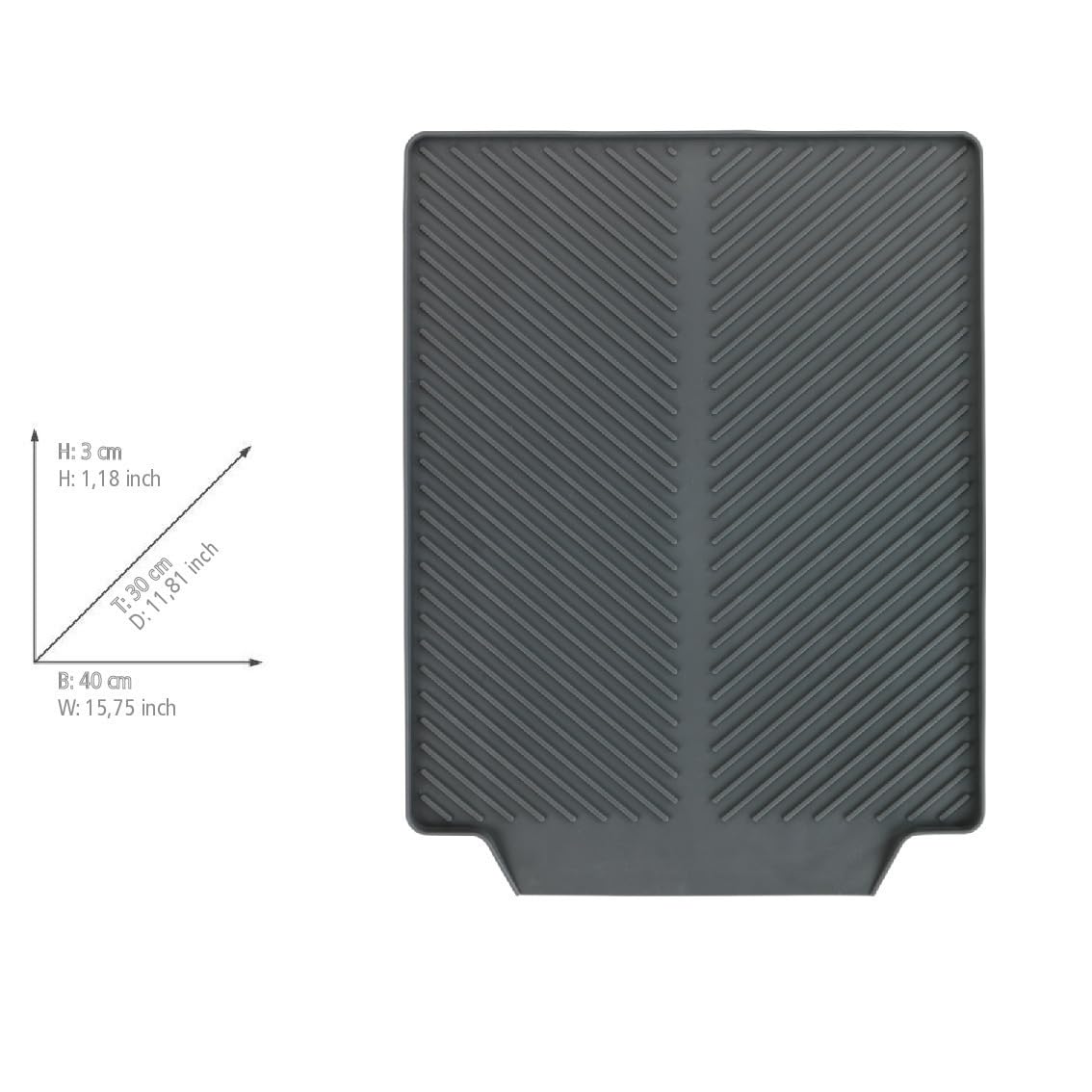 wenko-linea-abtropfmatte-f-r-geschirr-40-x-30-cm-grau image 7
