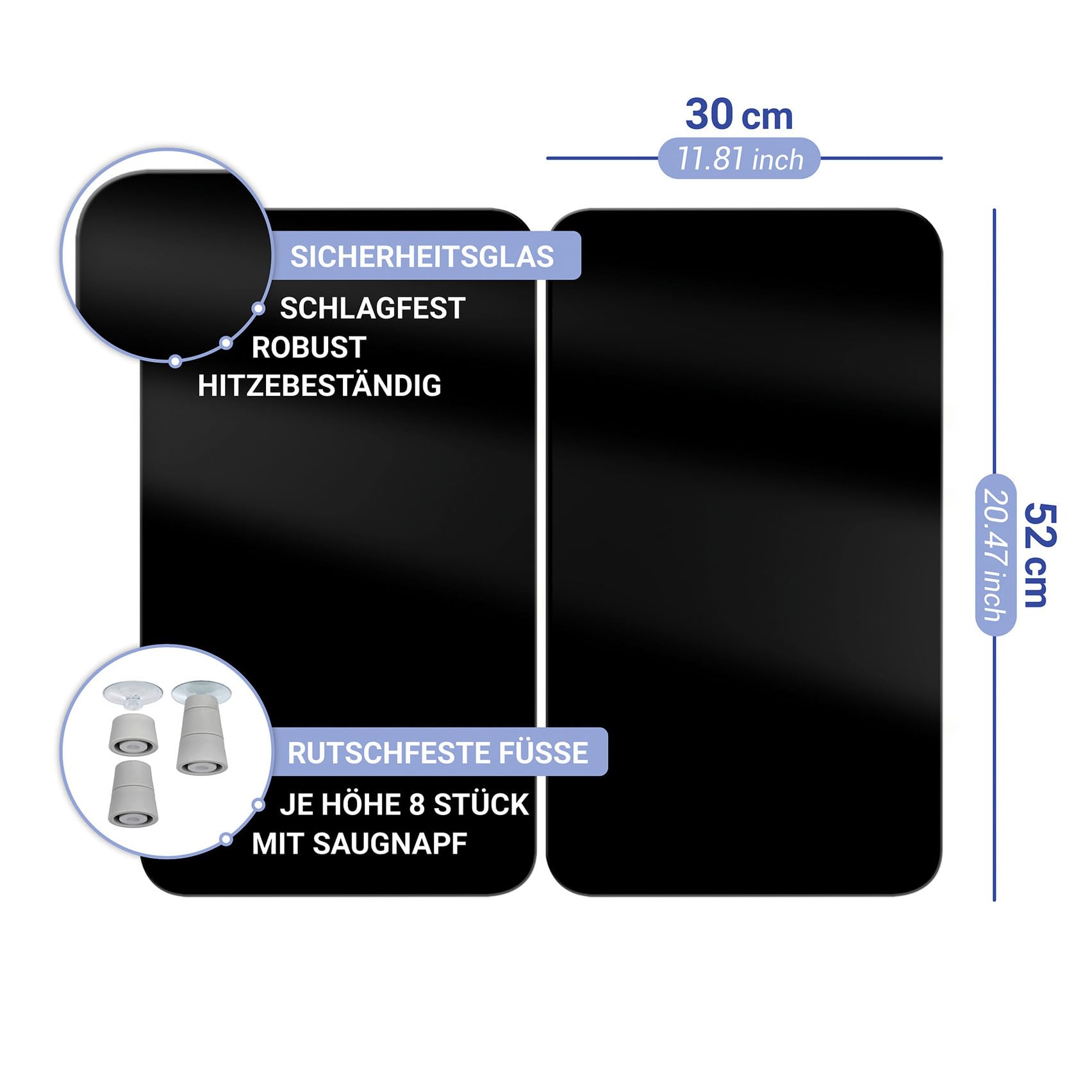 wenko-herdabdeckplatte-universal-schwarz-2-teilig-glas-30-x-52-cm-h-henverstellb image 6