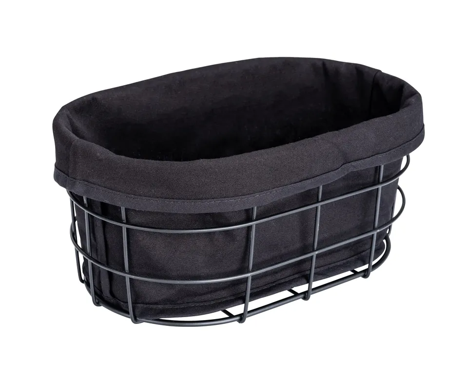 wenko-bela-brotkorb-black-outdoor-kitchen-metall-schwarz-27-x-17-x-11-5-cm image 1