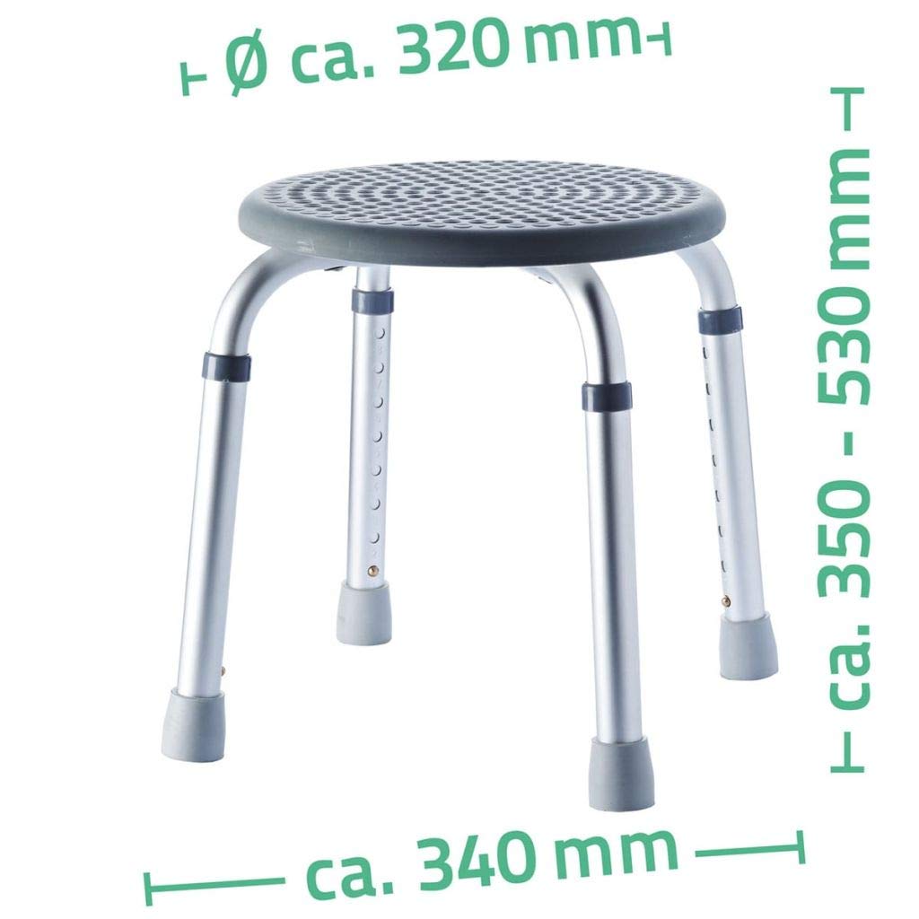 ridder-comfort-bad-hocker-aluminium-grau-36-cm-35-53-cm image 3