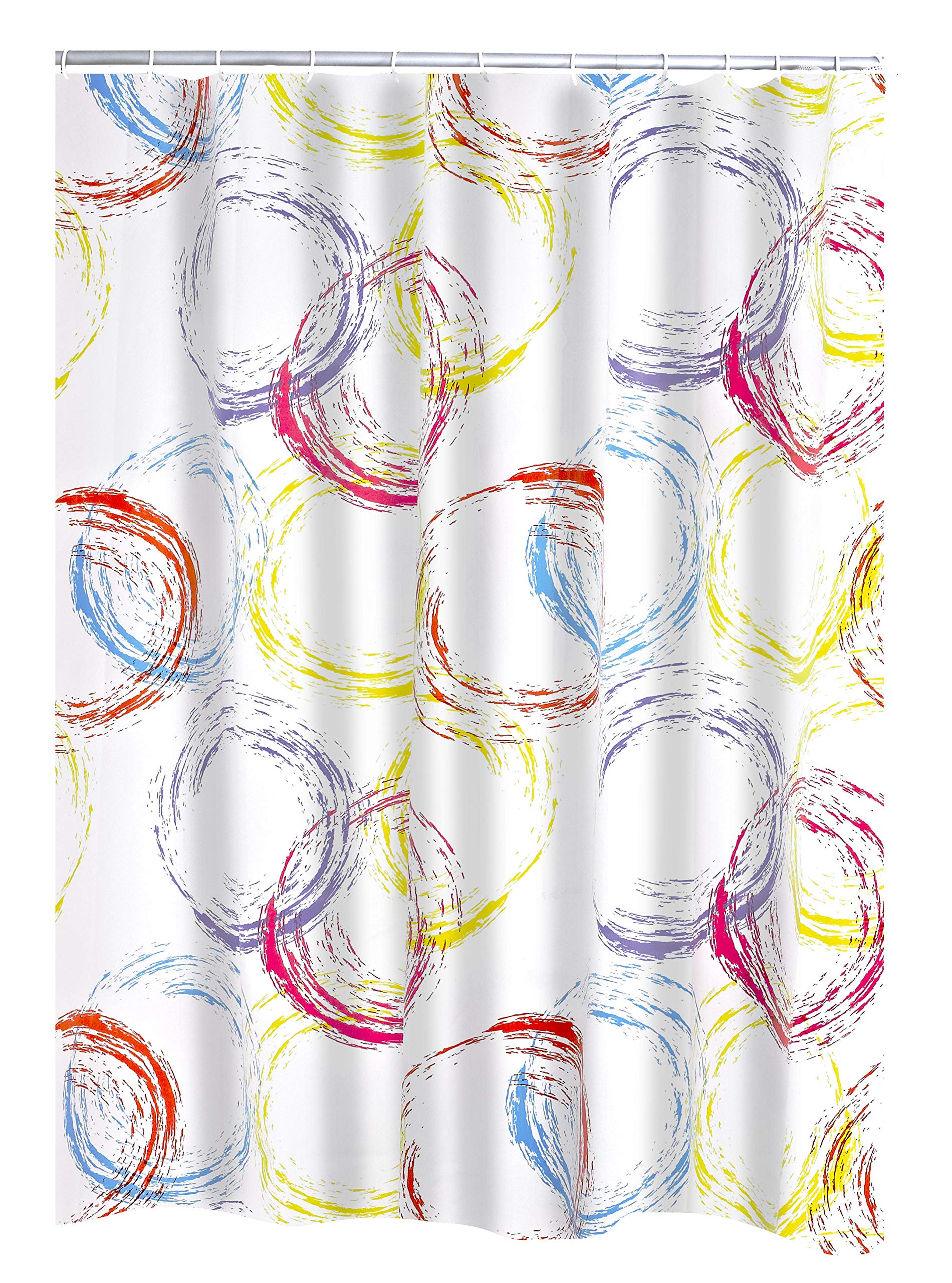 ridder-folien-duschvorhang-party-multicolor-180-x-200-cm-peva image 1