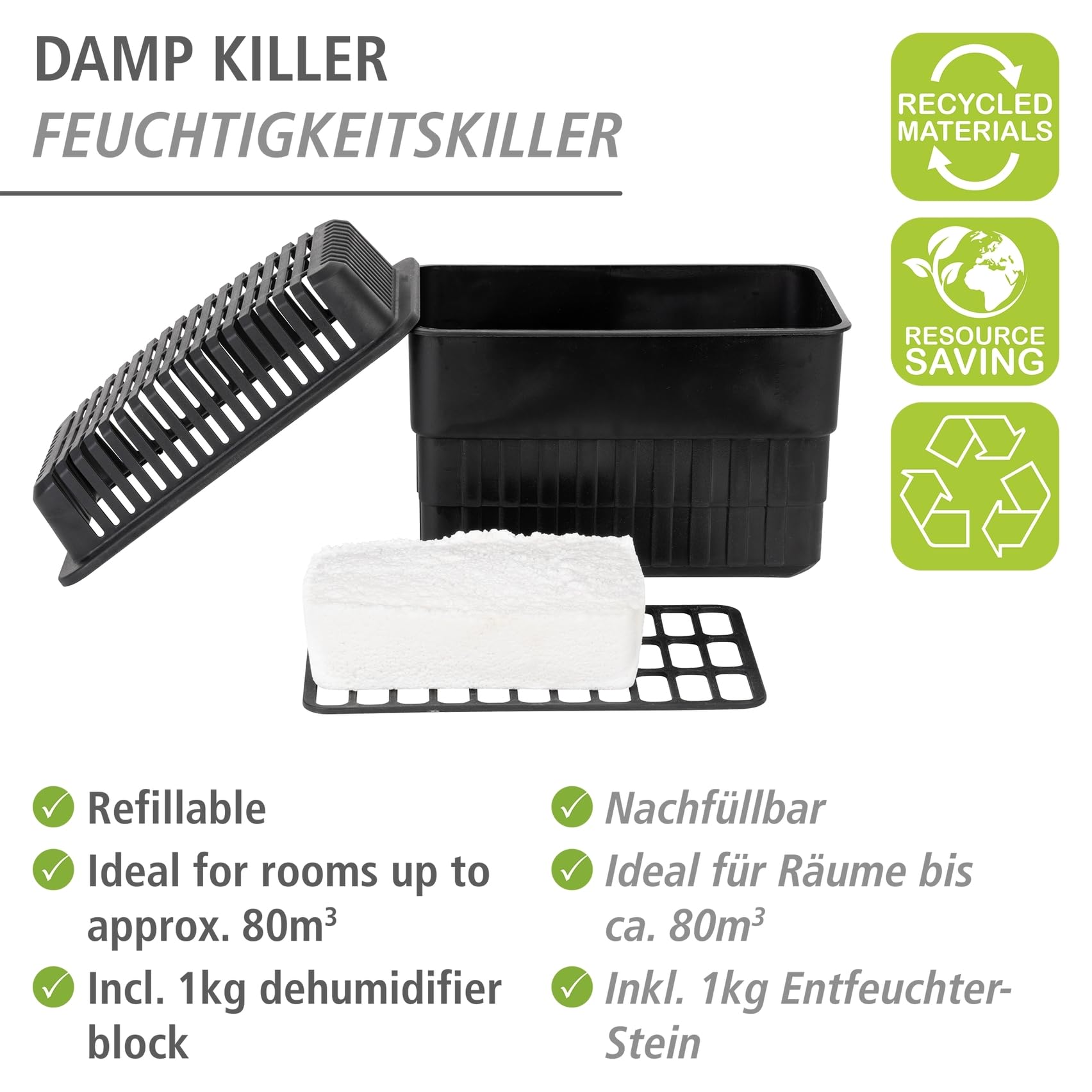 wenko-feuchtigkeitskiller-luftentfeuchter-schwarz-24-x-16-x-15-5-cm-mit-1-kg-gra image 2
