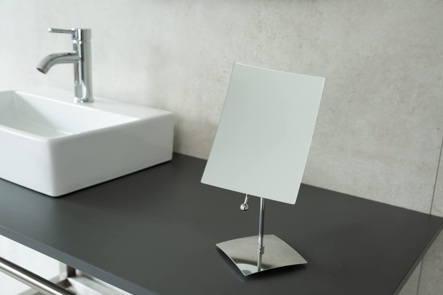 ridder-cinderella-kosmetikspiegel-5-fach-14x30-cm-edelstahl-stehend-h-ngend image 3