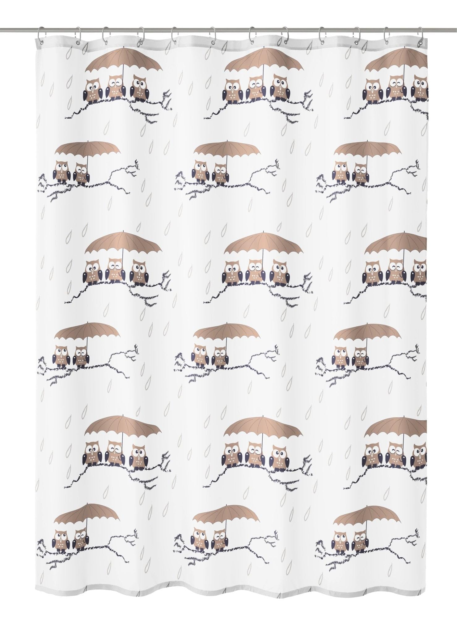 kleine-wolke-eulen-duschvorhang-textil-taupe-120-x-200-cm-polyester-oeko-tex image 1