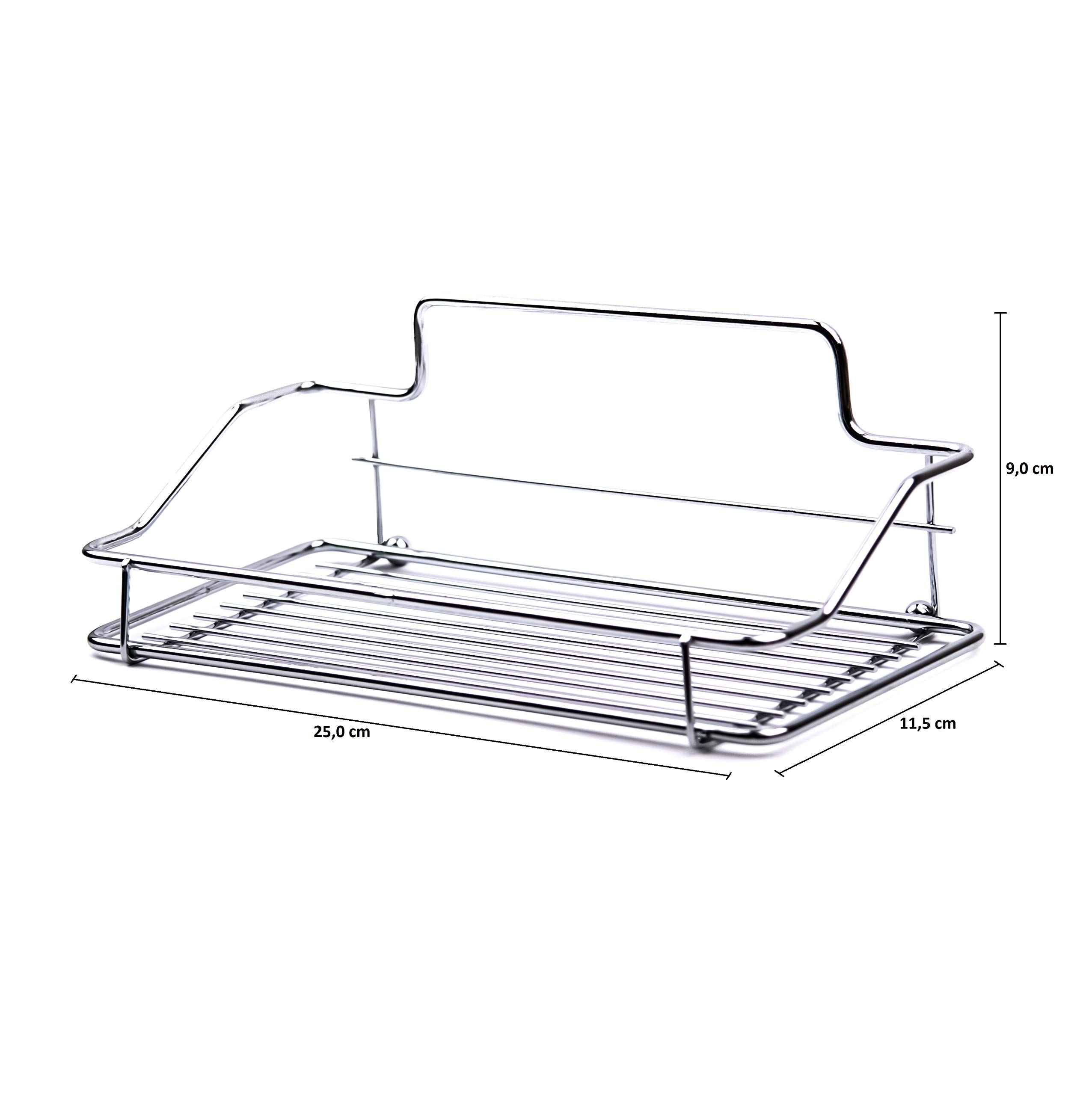 sanilo-duschablage-home-ohne-bohren-aus-edelstahl-mit-haken-25-0-x-11-5-x-9-cm image 3