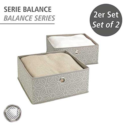 wenko-schubladenorganizer-balance-2er-set-taupe-28-x-13-x-28-cm image 3
