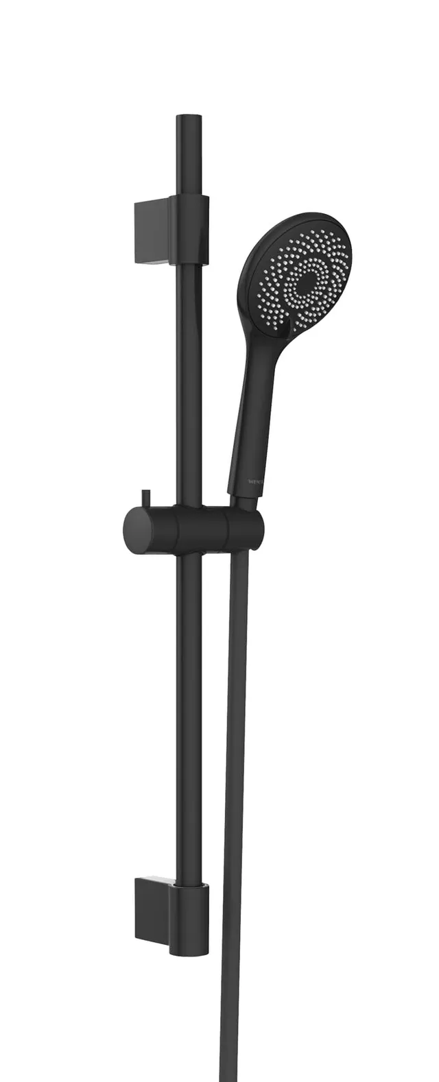 wenko-watersaving-brauseset-schwarz-70-cm-edelstahlstange image 1
