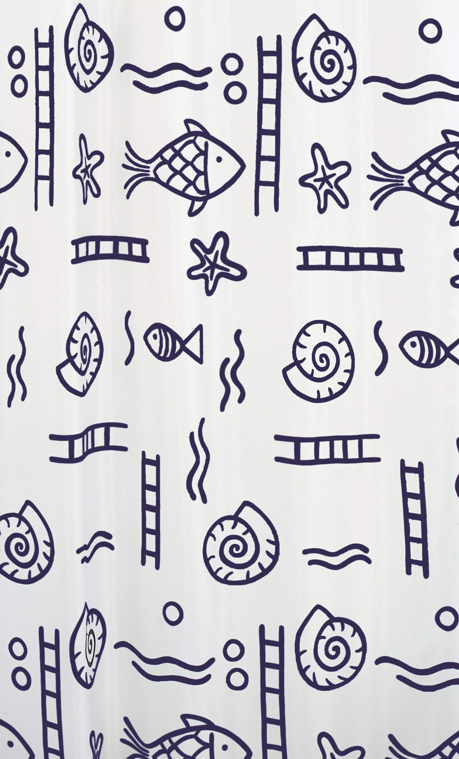 ridder-duschvorhang-textil-neptun-240-x-180-cm-blau-mit-ringen image 5