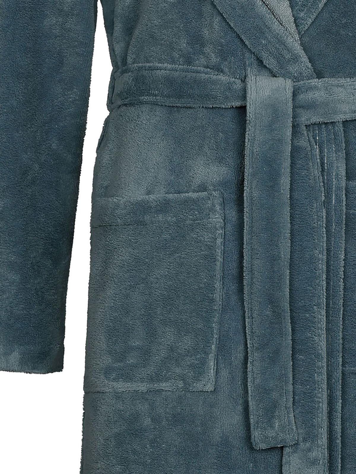 vossen-lynn-unisex-bademantel-mit-kapuze-microfaser-290-g-m-cadet-blue-gr-e-s image 3