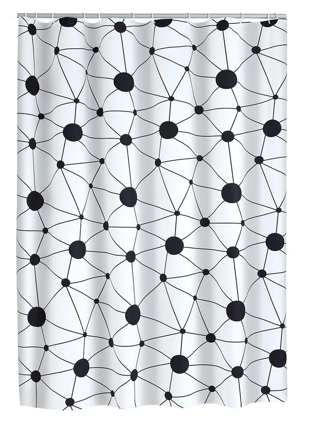 ridder-science-folien-duschvorhang-schwarz-180-x-200-cm image 1
