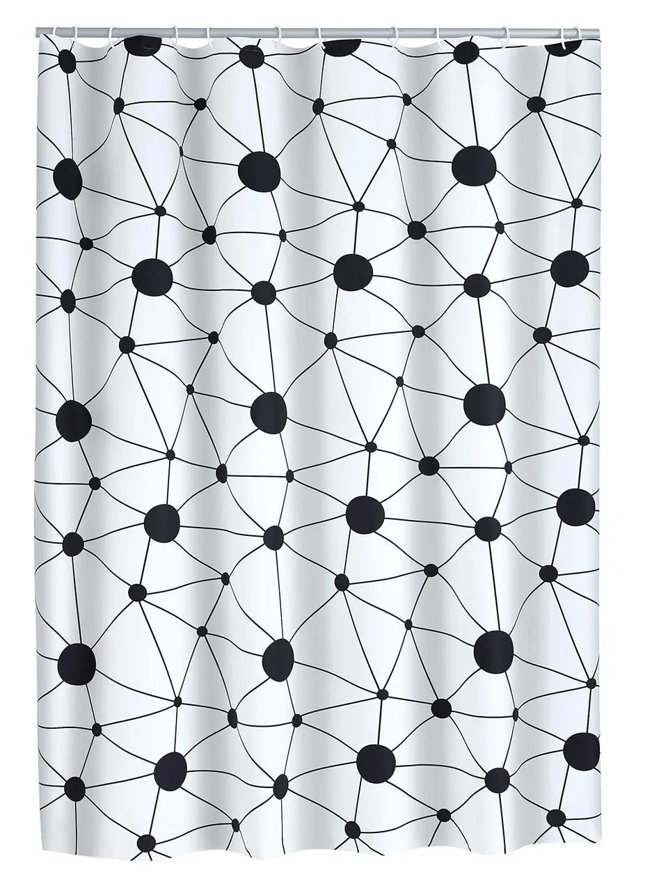 ridder-science-folien-duschvorhang-schwarz-180-x-200-cm image 1