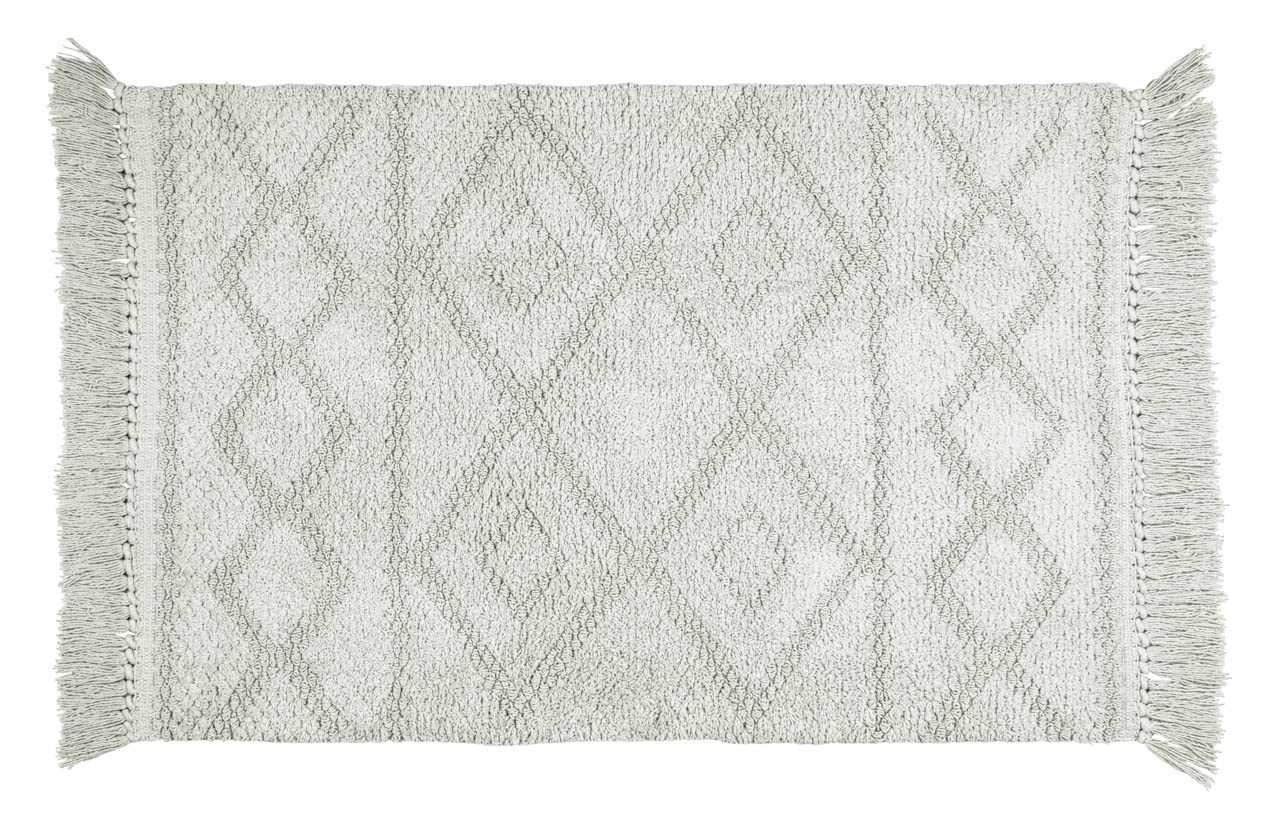 wenko-badematte-urla-grau-60-x-90-cm-bio-baumwolle-jacquard image 1