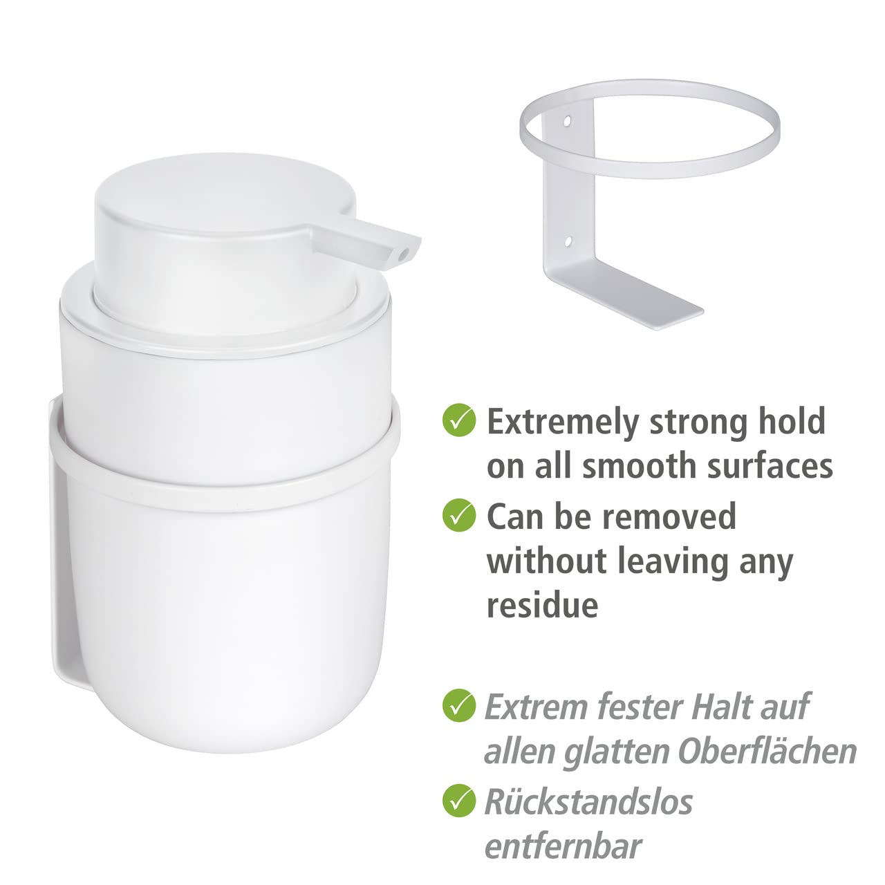 wenko-turbo-loc-carpino-seifenspender-250-ml-wei-8x13x10-cm image 4