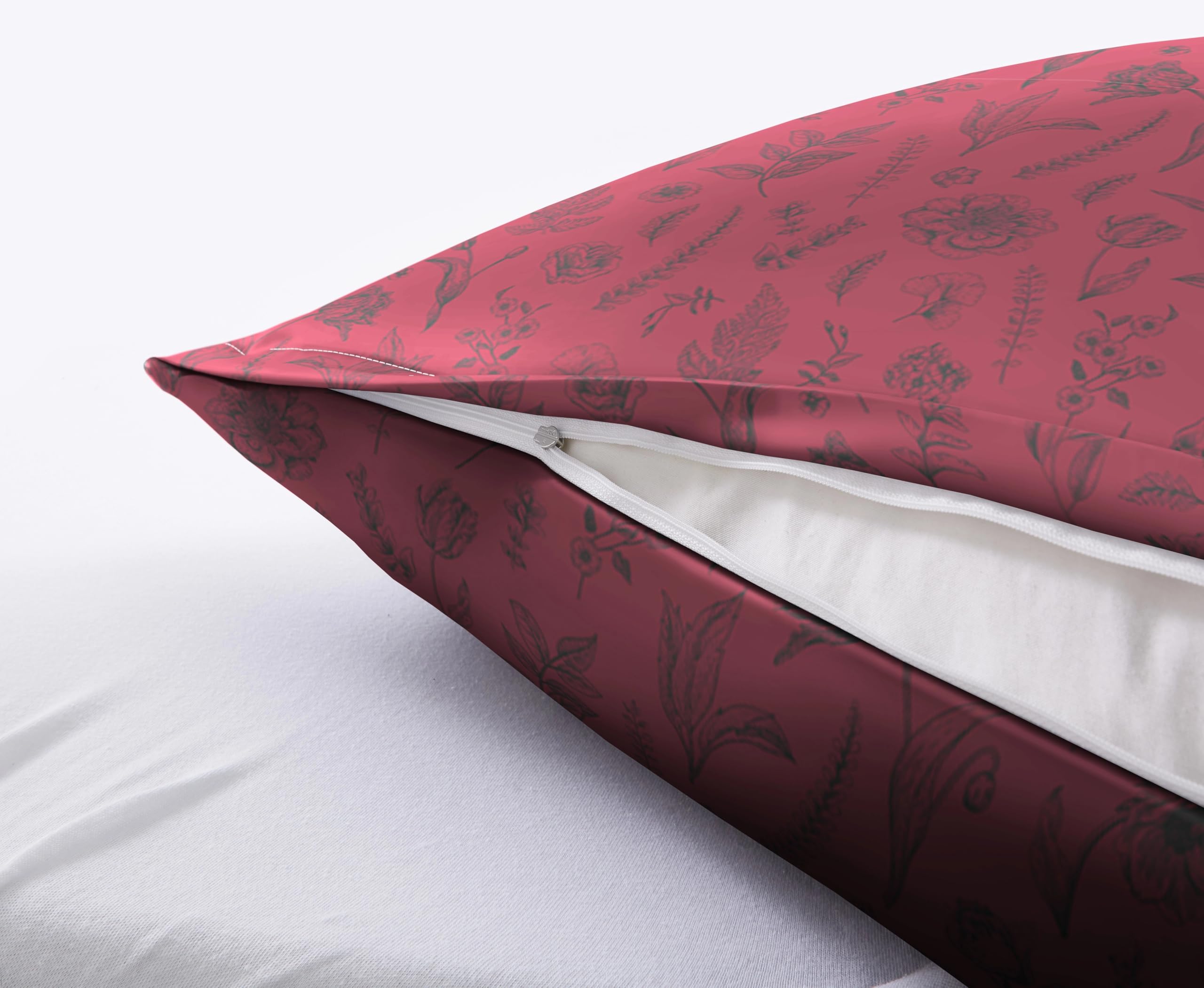 kleine-wolke-bettw-sche-satin-lisse-rot-135-x-200-cm-80-x-80-cm image 5