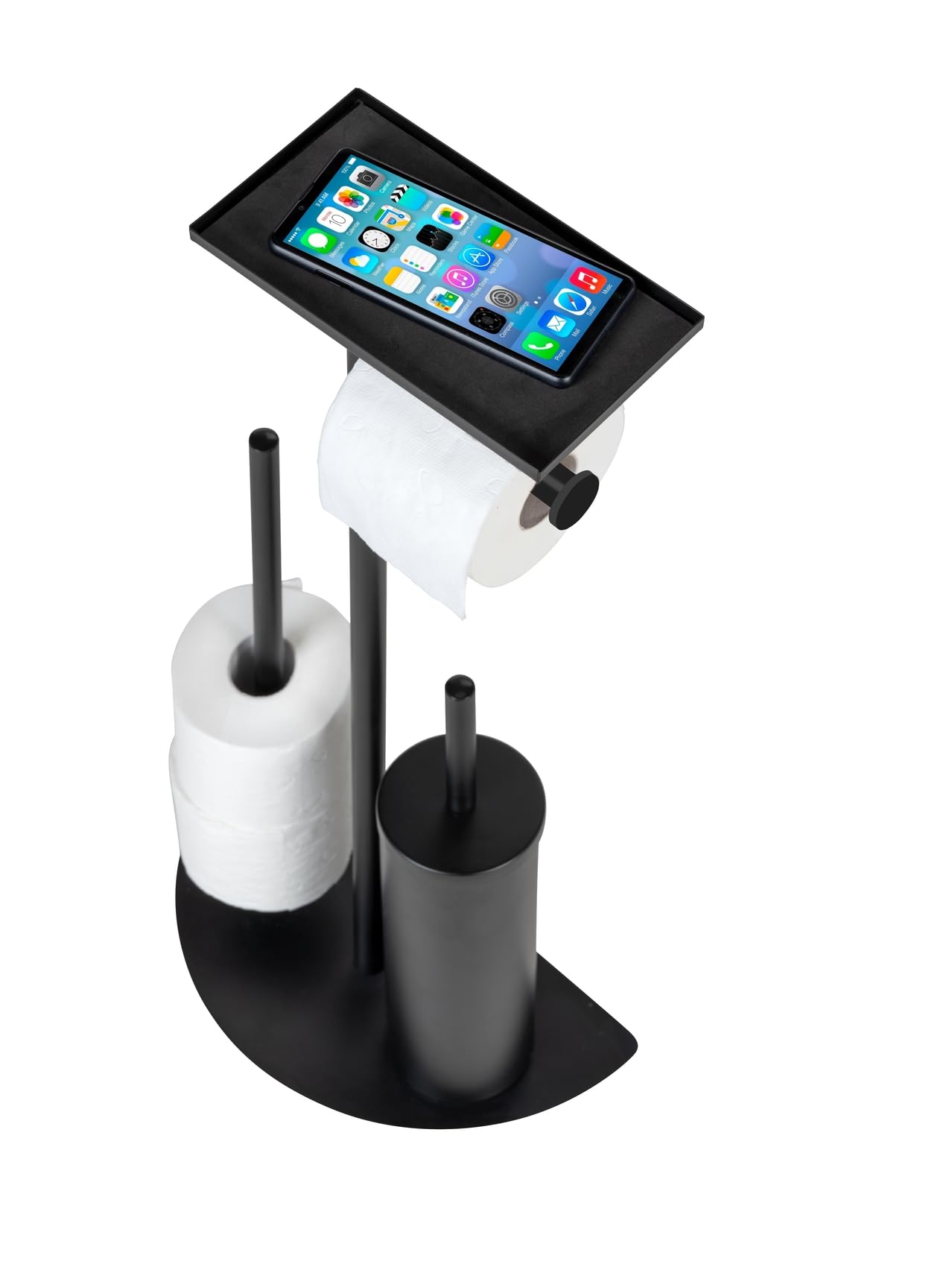 wenko-cosenza-neo-stand-wc-garnitur-4-in-1-edelstahl-schwarz-matt-32-5-x-72-x-17 image 7