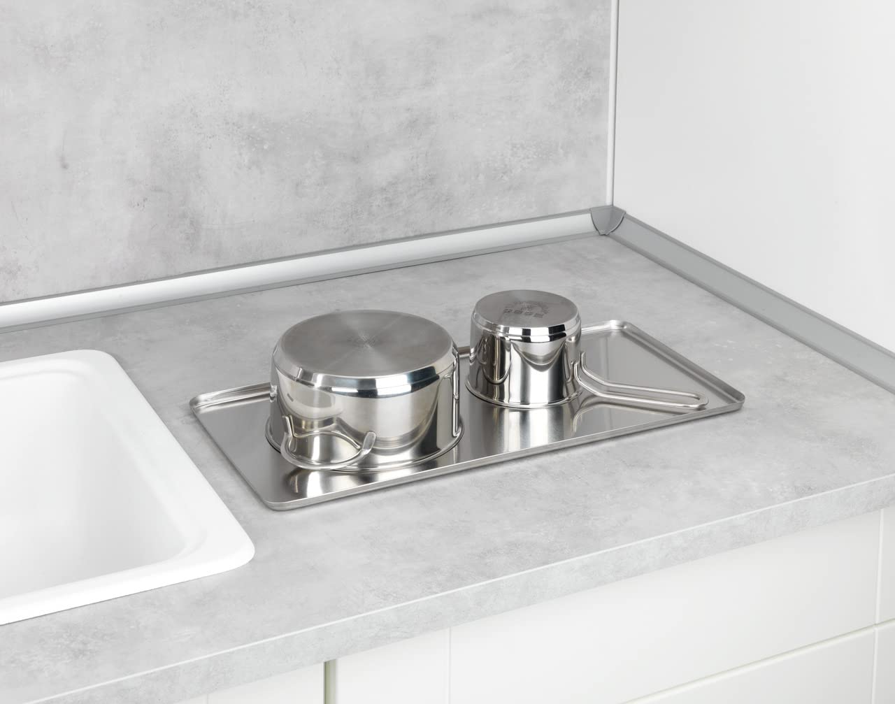 wenko-geschirrabtropfer-exclusiv-duo-2-etagig-edelstahl-rostfrei image 6